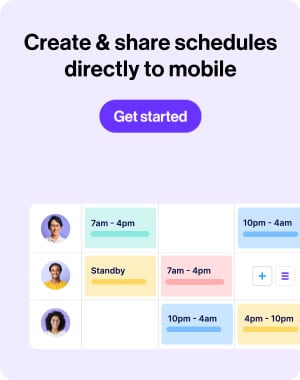 scheduling side banner