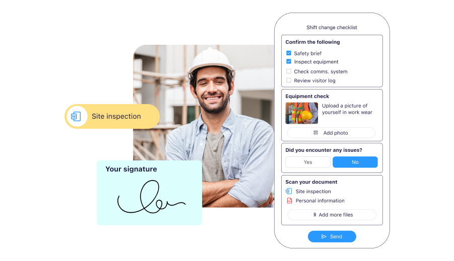 run a construction business