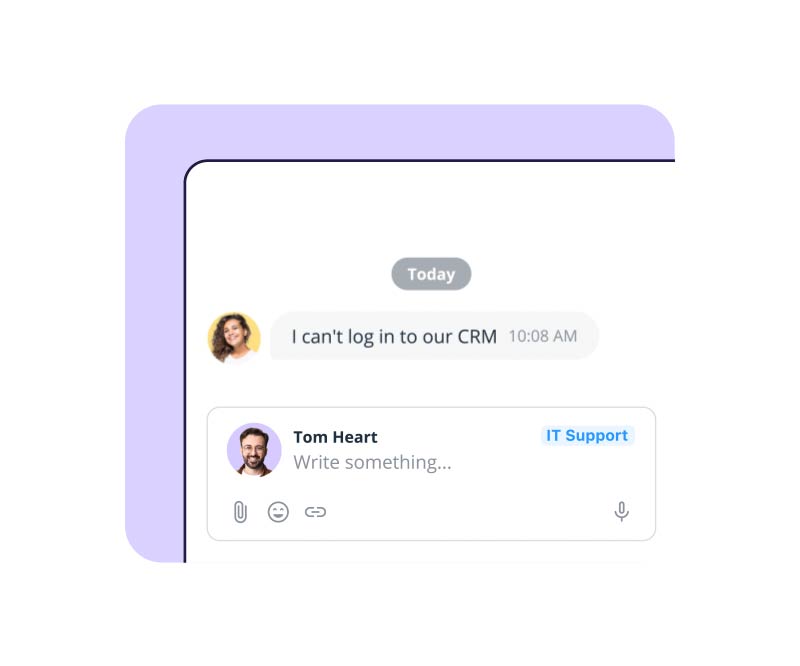 Connecteam chat