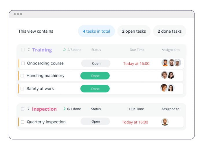 Connecteam tasks board illustration