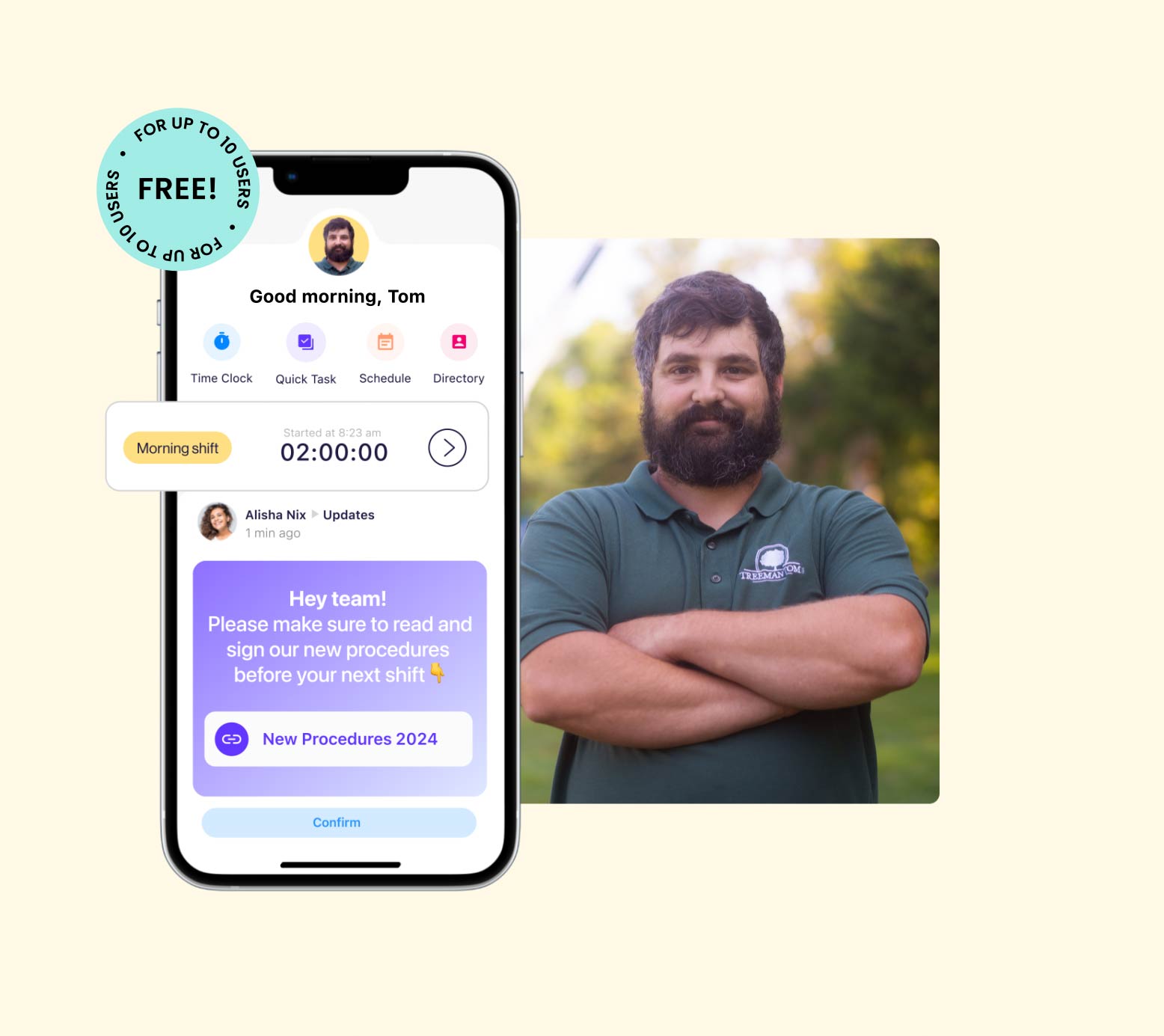 Connecteam's interface