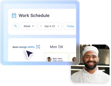 Illustration of the Auto Assign Shifts Option