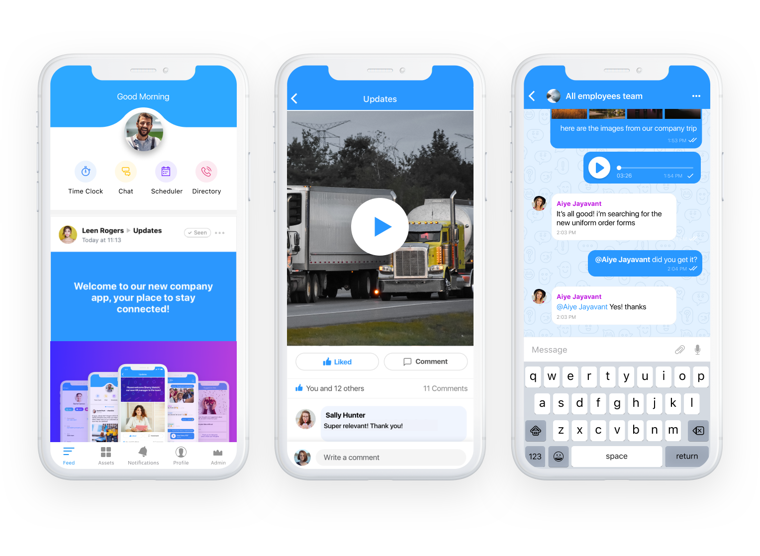 Transportation communication app