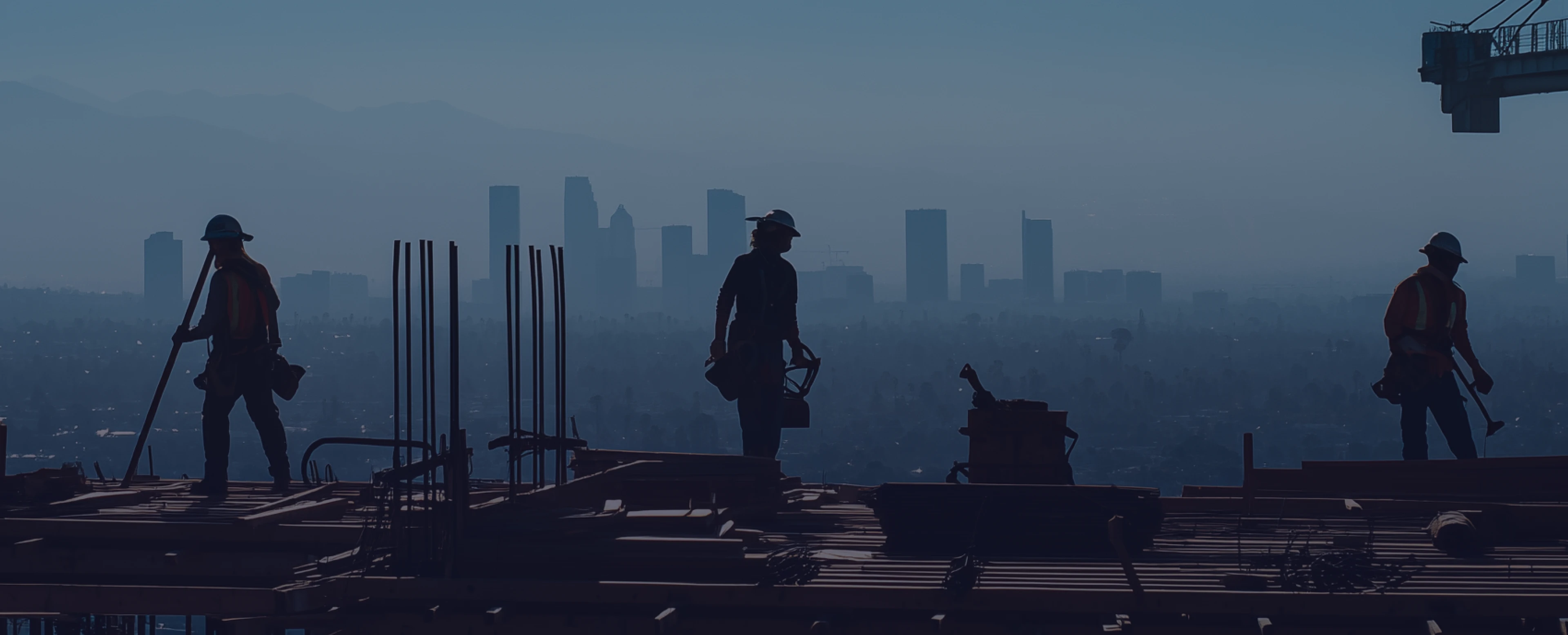 Background of construction site